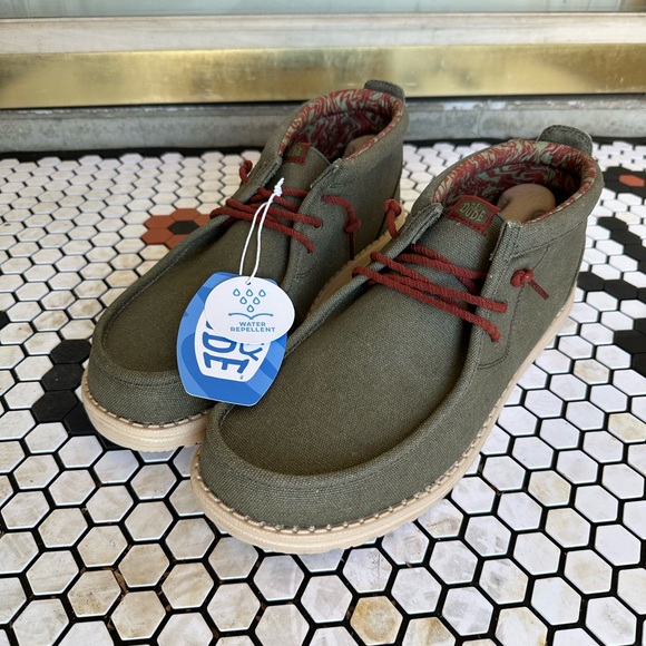 HEYDUDE Wally Mid Men's Sneaker Boot - Olive booties - Picture 5 of 8